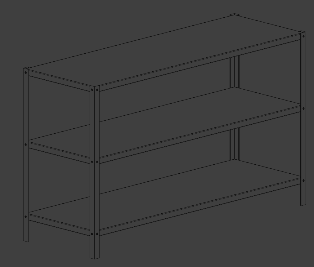 Shelf Wireframe