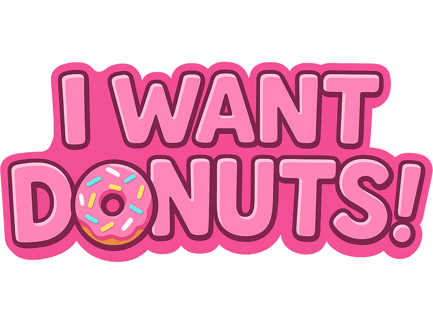 I Want Donuts! Game Cover
