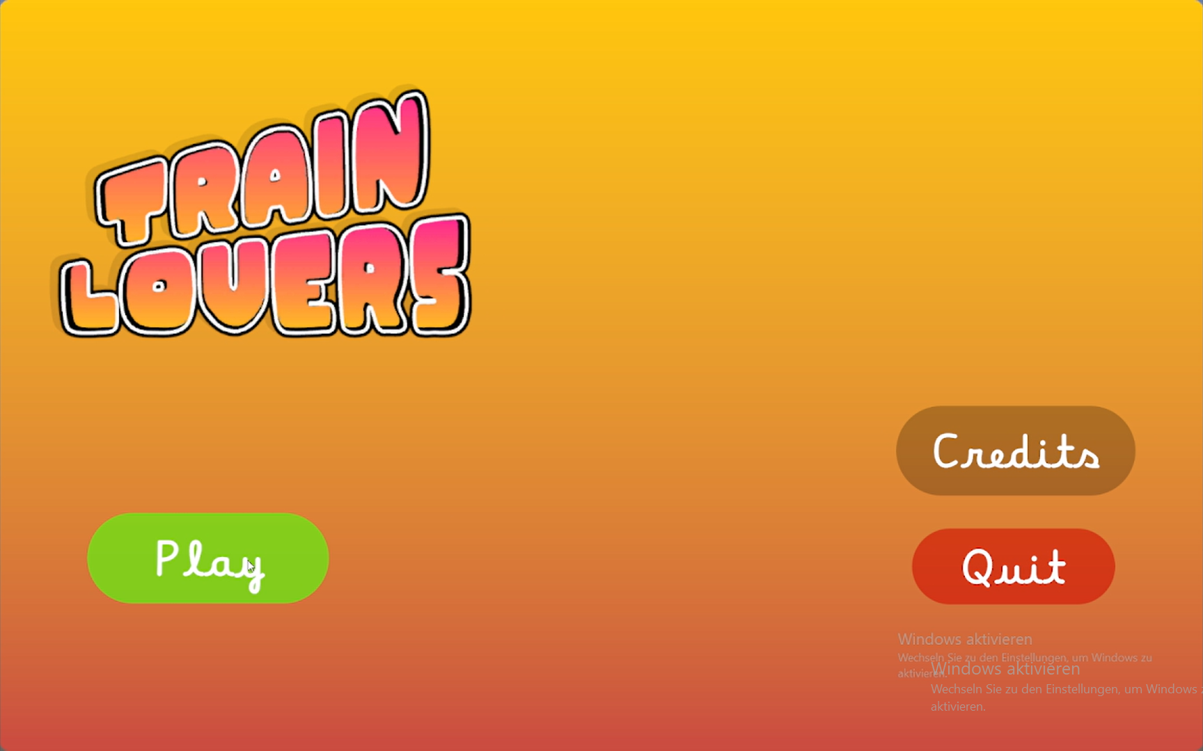 TrainLovers start screen